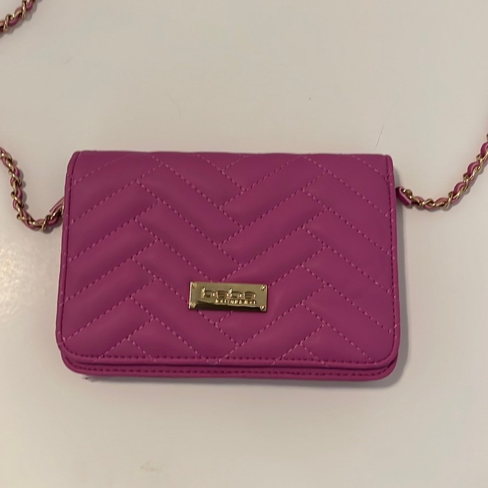 Small Bebe pink crossbody